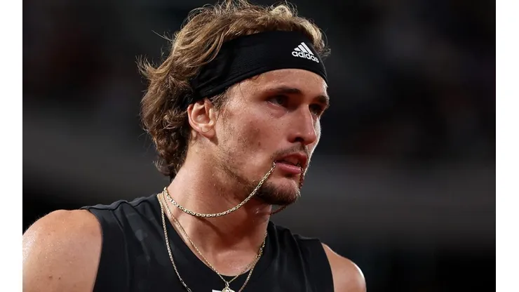 Zverev en acción ante Nadal.