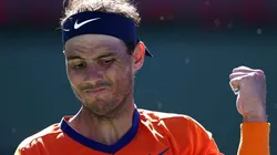 Rafael Nadal en acción.