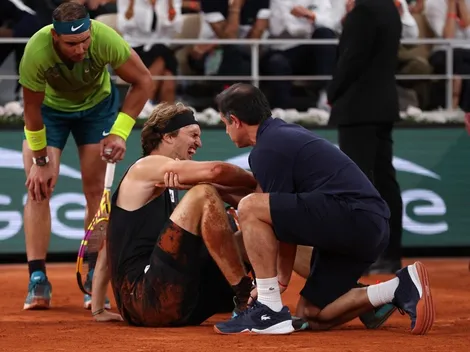 ¡Rafa Nadal a la final! una grave lesión dejó sin partido a Zverev