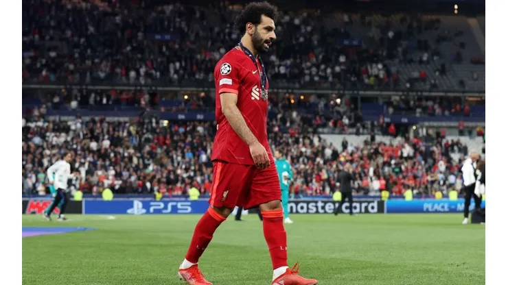 Mohamed Salah tras la final de París.