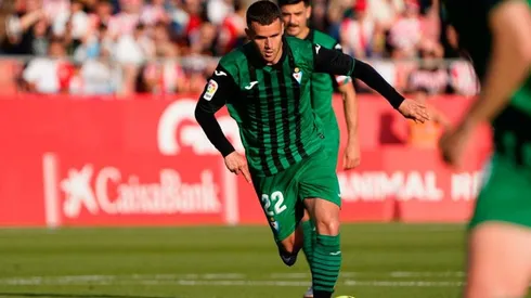 Momento del gol de Ager Aketxe.