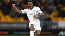 Sterling en partido de Manchester City.