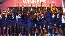 La selección de Francia, campeona de la Euro Sub-17.