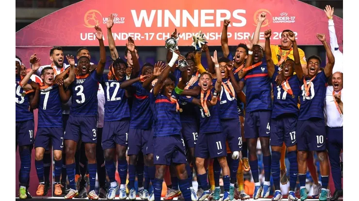 La selección de Francia, campeona de la Euro Sub-17.