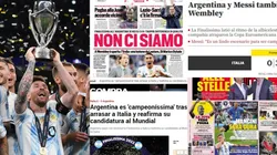 Las portadas de los medios tras la Finalissima.