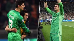 Courtois y Koke con Atlético de Madrid.