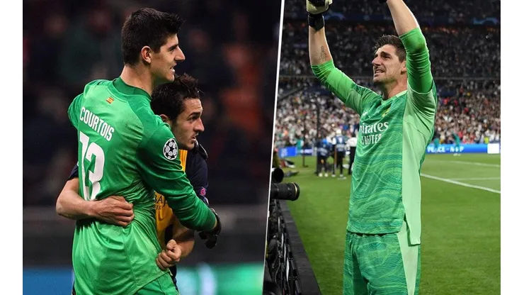 Courtois y Koke con Atlético de Madrid.