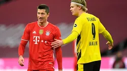 Robert Lewandowski y Erling Haaland.
