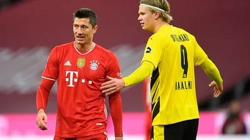 Robert Lewandowski y Erling Haaland.