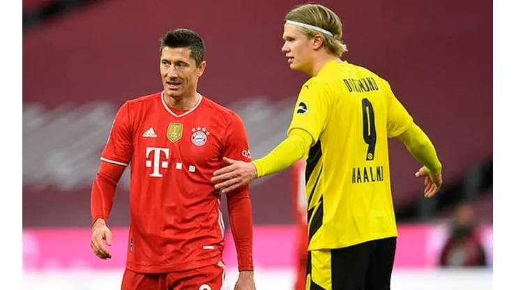 Robert Lewandowski y Erling Haaland.