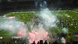 Disturbios tras el descenso de Saint-Étienne