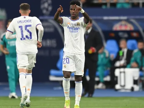 VIDEO | Vinícius adelantó a Real Madrid tras una milimétrica asistencia de Valverde