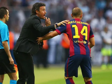 Mascherano como DT: “Pretendo asemejarme a Luis Enrique, a Pep no llegaré”