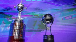 Los trofeos de la Copa Libertadores y Sudamericana