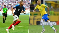 Kylian Mbappé y Fabinho.