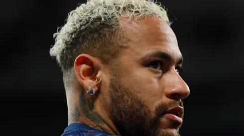 Neymar en un encuentro de la Champions League con PSG.