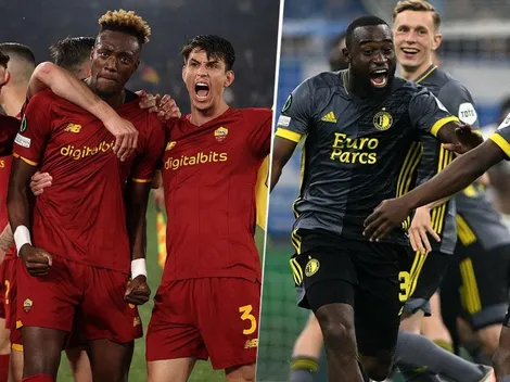 ¿Cuántos títulos internacionales tienen Roma y Feyenoord?