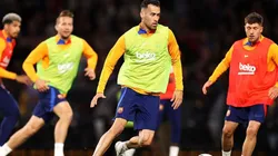 Barcelona en entrenamiento.
