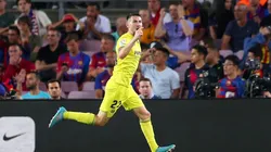 Moi Gómez, autor de un gol para Villarreal.