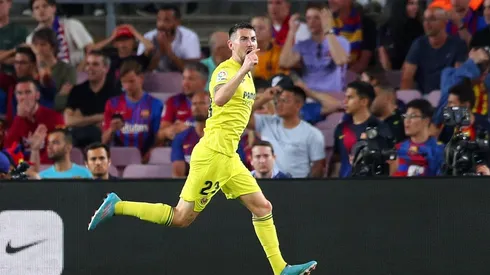 Moi Gómez, autor de un gol para Villarreal.