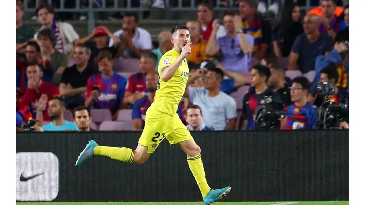 Moi Gómez, autor de un gol para Villarreal.