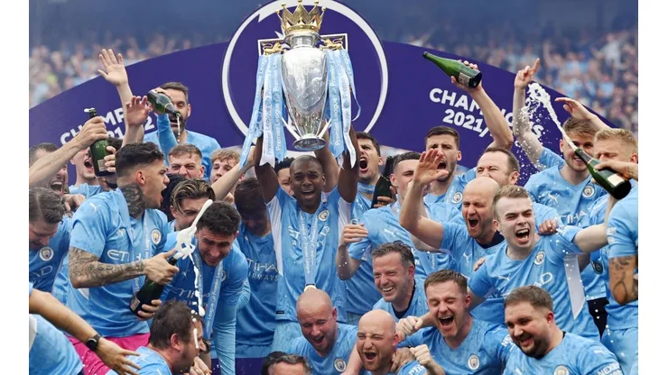 Manchester City campeón de la Premier League 2021-22.