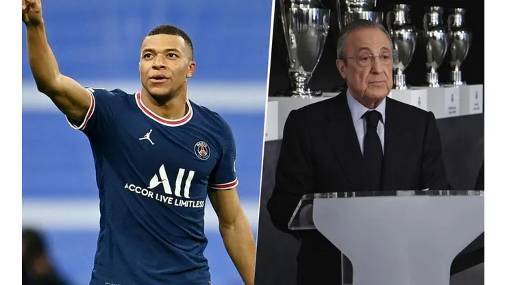 Kylian Mbappé y Florentino Pérez.