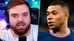 Ibai y su reacción tras la decisión de Mbappé.