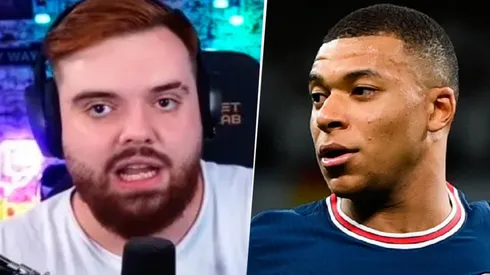 Ibai y su reacción tras la decisión de Mbappé.