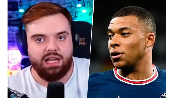 Ibai y su reacción tras la decisión de Mbappé.