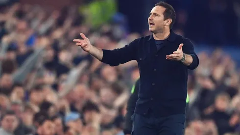Frank Lampard en dirección de Everton.