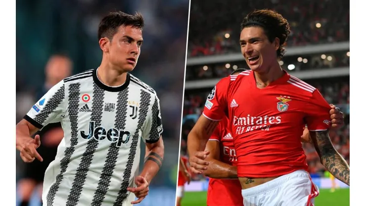 Paulo Dybala y Darwin Núñez, en carpeta del Colchonero.