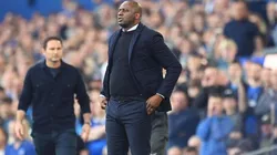 Patrick Vieira en dirección de Crystal Palace ante Everton.