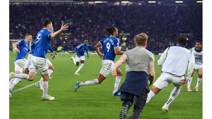 Calvert-Lewin, héroe y autor del gol de la salvación de Everton.