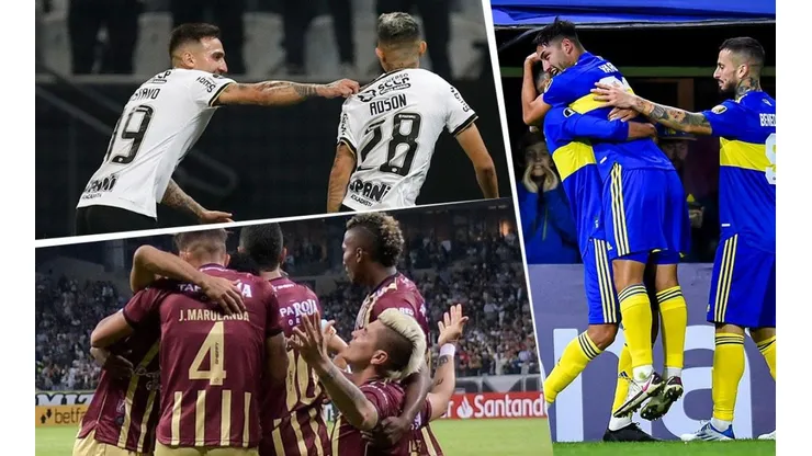 Clasificados a octavos de Libertadores.