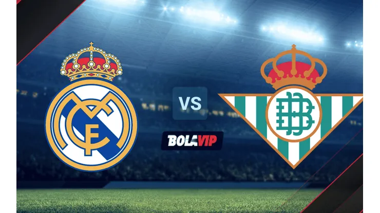 Real Madrid vs. Real Betis por La Liga de España.
