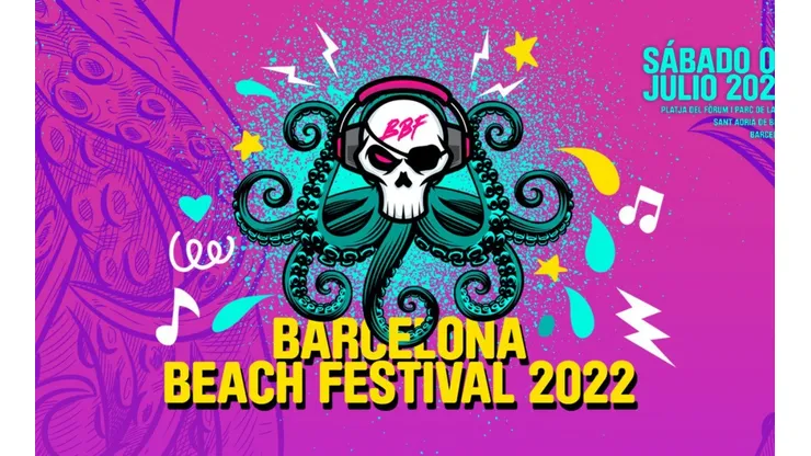 El Barcelona Beach Festival 2022 se llevará a cabo el sábado 2 de julio.