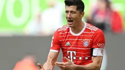 Robert Lewandowski en acción con Bayern Múnich.