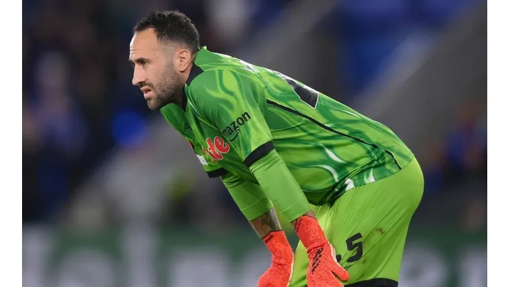 David Ospina en un encuentro con Napoli.