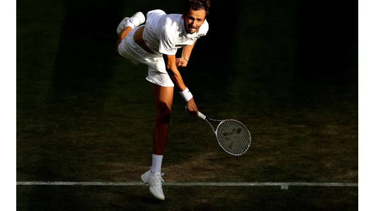 Daniil Medvedev, en Wimbledon 2019