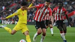 Minamino fue el autor del primer tanto de Liverpool.