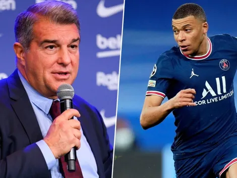 Laporta expuso las exigencias económicas de Kylian Mbappé
