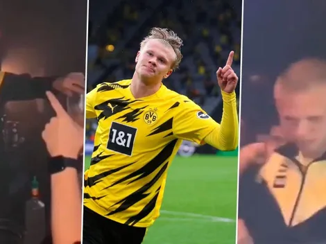 Haaland, descontrolado en la disco: su despedida de Alemania