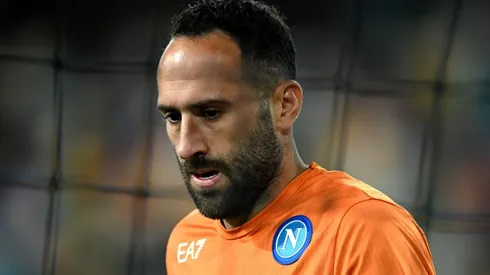 David Ospina en un encuentro con Napoli.