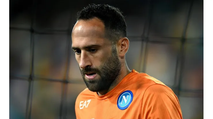 David Ospina en un encuentro con Napoli.