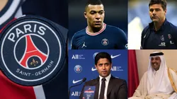 Kylian Mbappé, Mauricio Pochettino, Qatar y Nasser Al-Khelaifi en PSG.