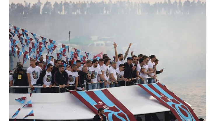 Festejo de Trabzonspor.