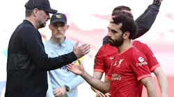 Klopp en la salida de Salah.