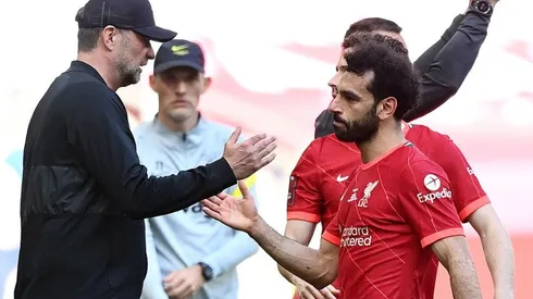 Klopp en la salida de Salah.