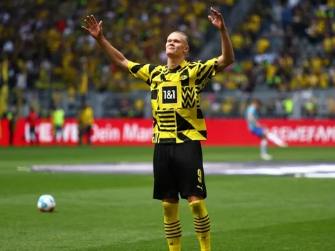 Ovación y gol: así fue la despedida de Haaland del Dortmund